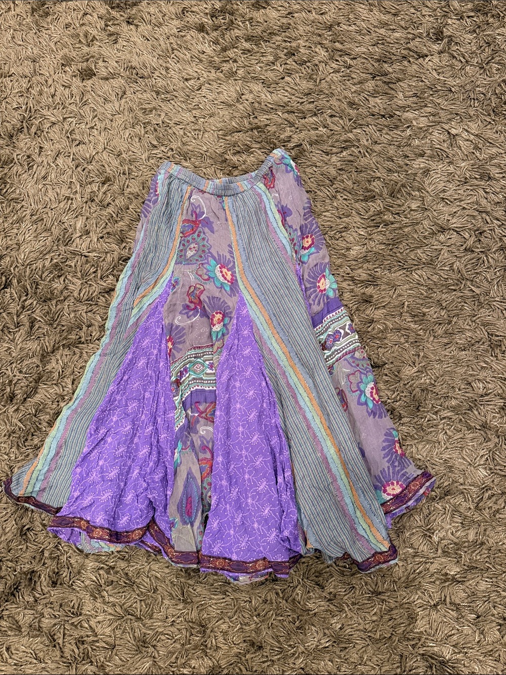 Soft Surroundings Mixed Media Embroidered Patchwork Boho
Festival Full Maxi - Picture 2 of 7